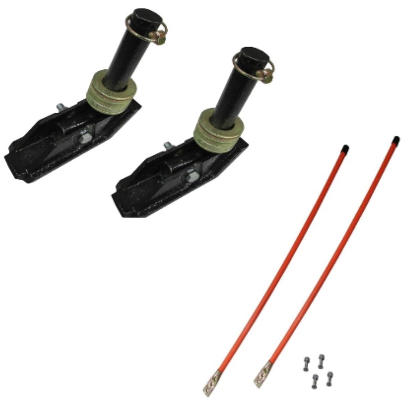09126 Snow Plow Shoe w/ Square Foot & Blade Markers Fits Universal Products