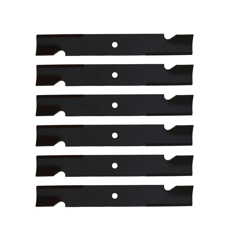 6 HD High Lift Blades Fits Exmark Zero Turn 48" Deck Repl. 1-633482 103-6584-S
