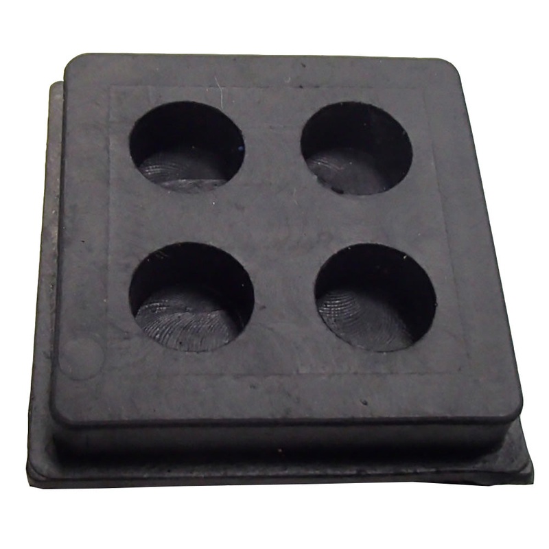 Anti-Vibration Pad (2x2x3/4) Fits Universal Products Replaces BLACKPAD2X2X3/4