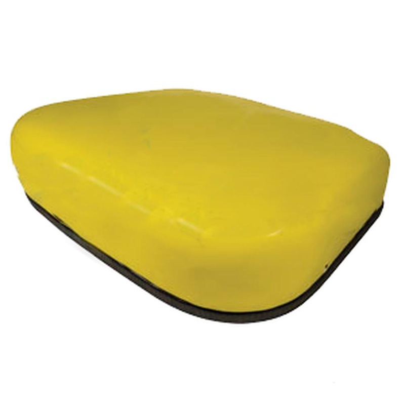 AR81167-R Mechanical Seat Yellow Vinyl Steel Bottom Cushion Fits John Deere