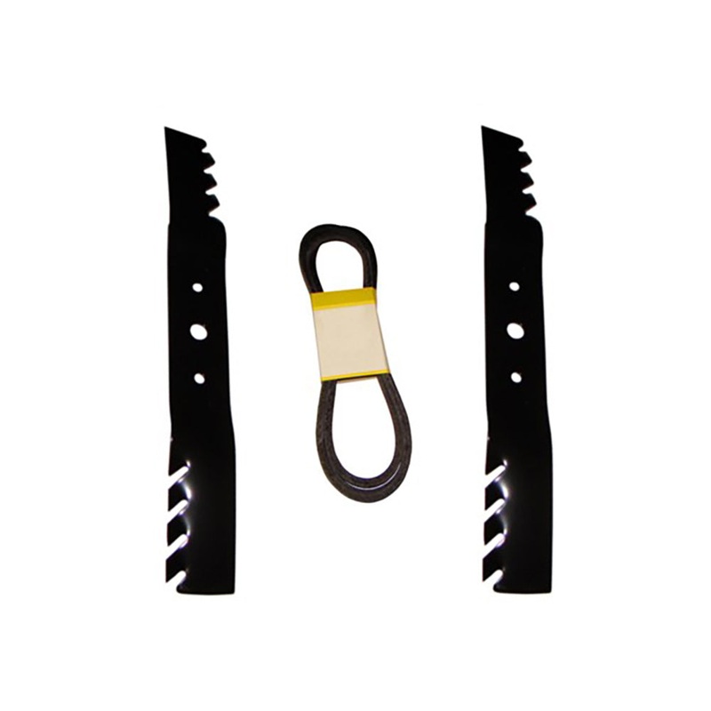 Blades & Belt Kit Fits John Deere Replaces AM100946