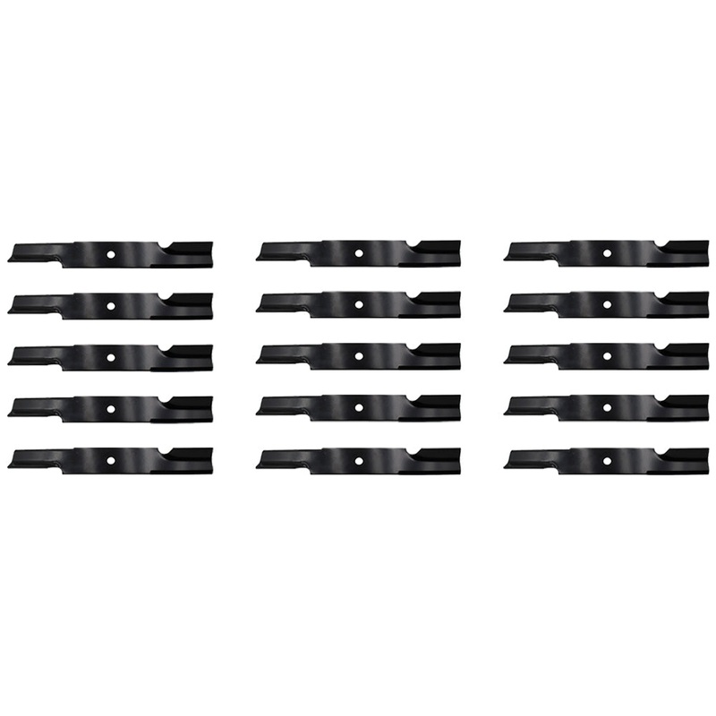 Qty 15: Notched Air-Lift Blade Fits Scag Replaces 482878