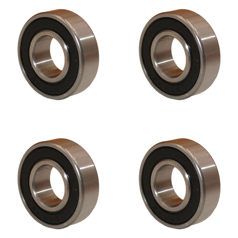 (4 Each) 1623-2RS Sealed Radial Ball Bearing 5/8 ID X 1-3/8 OD X 7/16 Wide