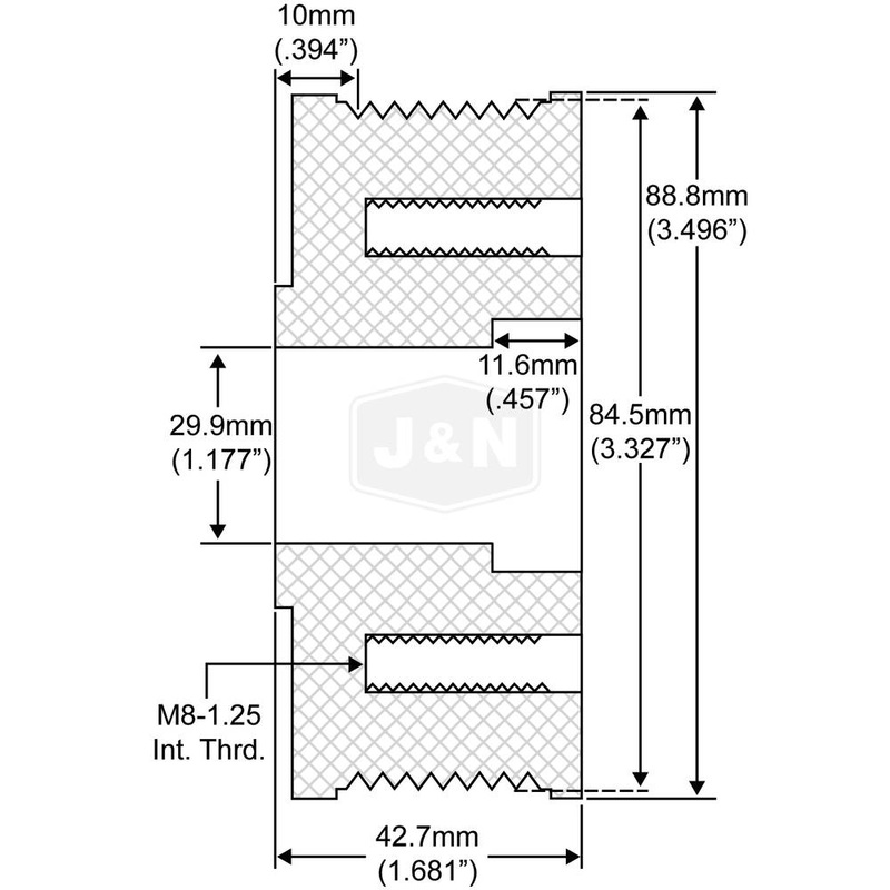CEN-A3-228-JN C.E. Niehoff Pulley