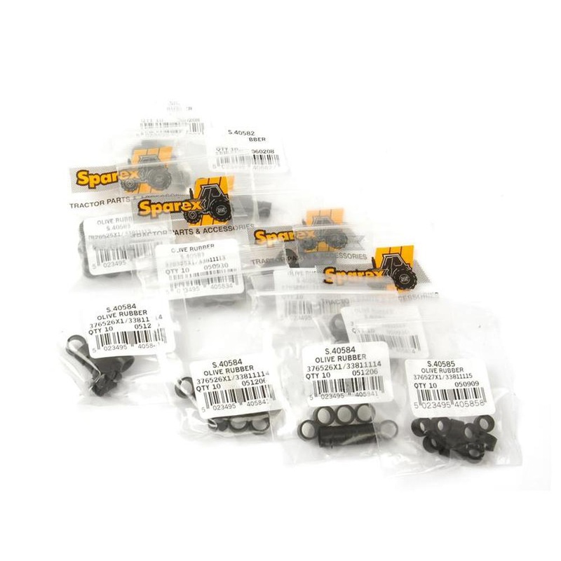 S.42084 Olives Assortment, Rubber, 100 Pc Fits White Oliver