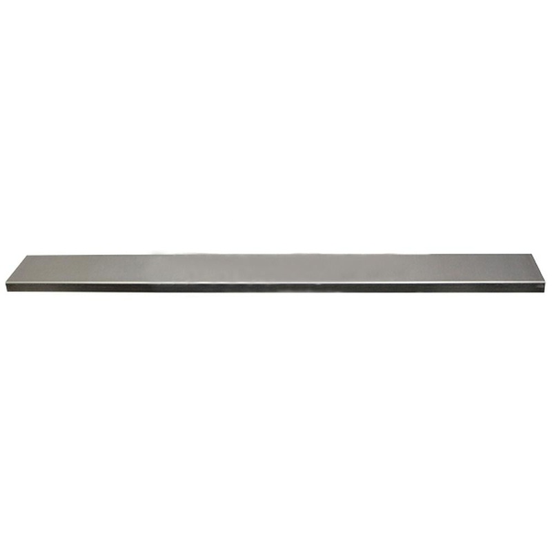 Z20234 Channel Cap - Plain Aluminum For 3 Row Fits Boss Radiators