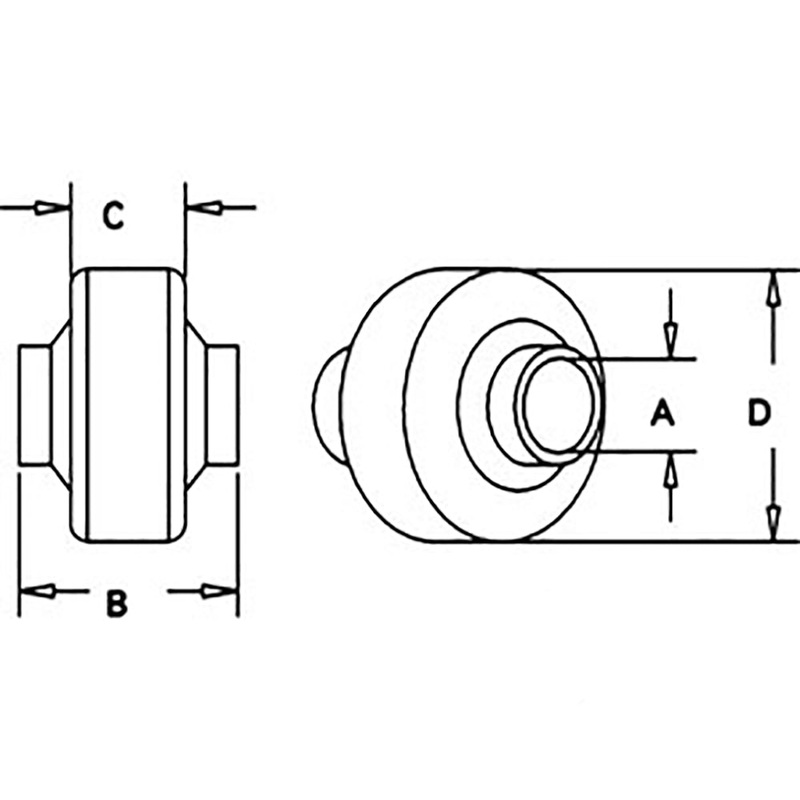 Top Link Ball Socket Fits Universal Products Replaces 49G14