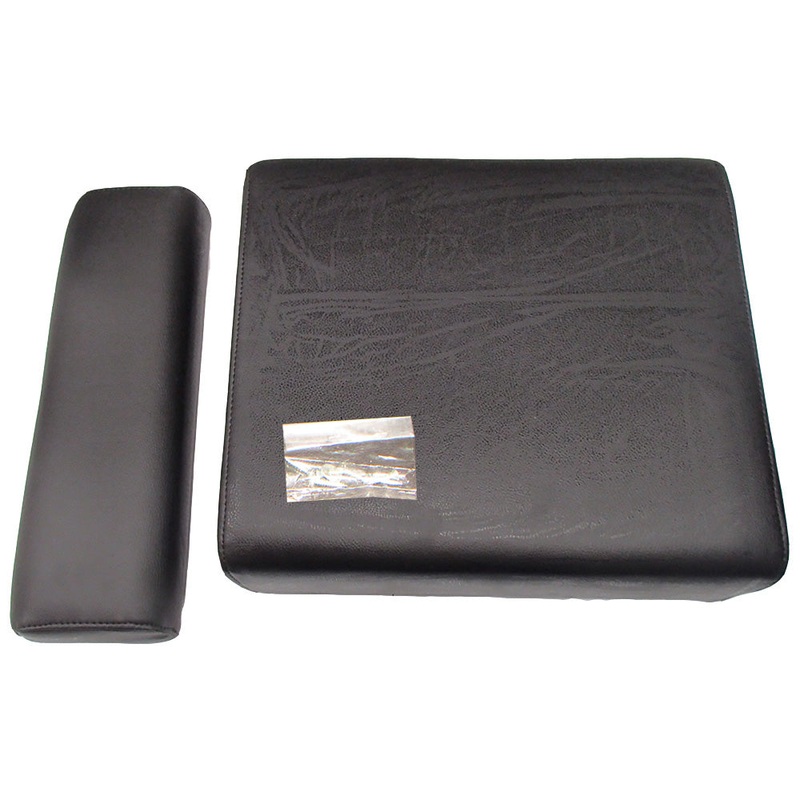 Black Backrest & Seat Cushion Set Fits John Deere Replaces AM339T