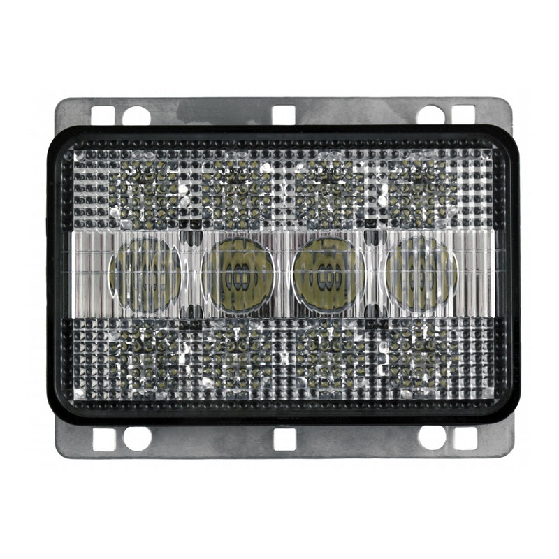 Rectangle LED Headlight Fits John Deere Replaces AL152328