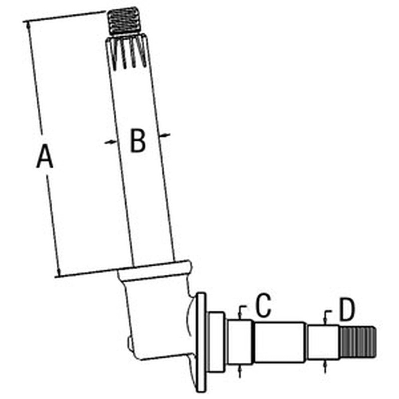 RH / LH Spindle Fits White Replaces 107282A