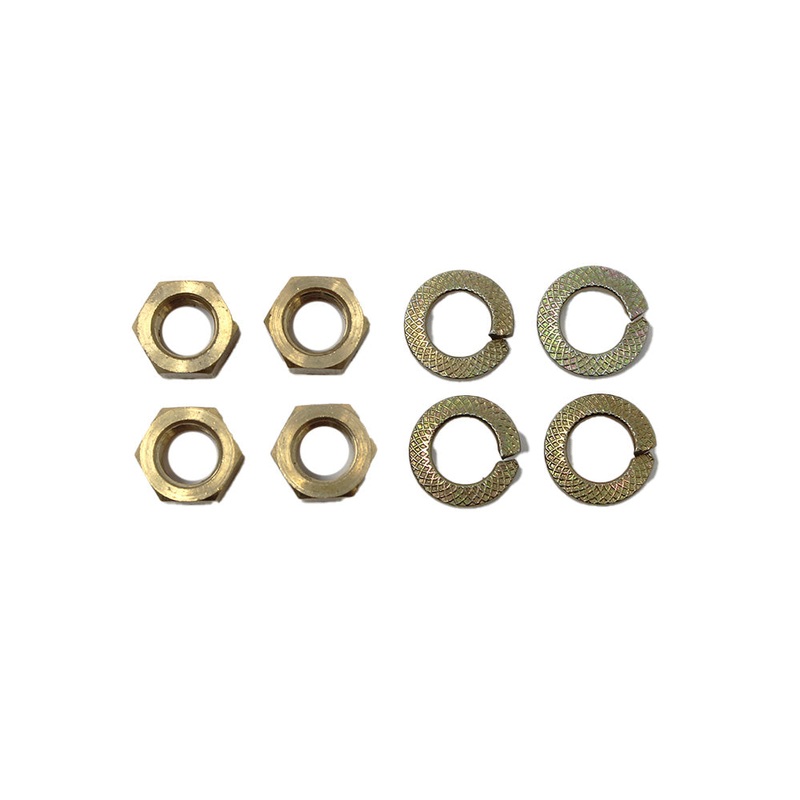 4-pc Nut Kit for Manifolds Fits Ford/New Holland Replaces 33816S