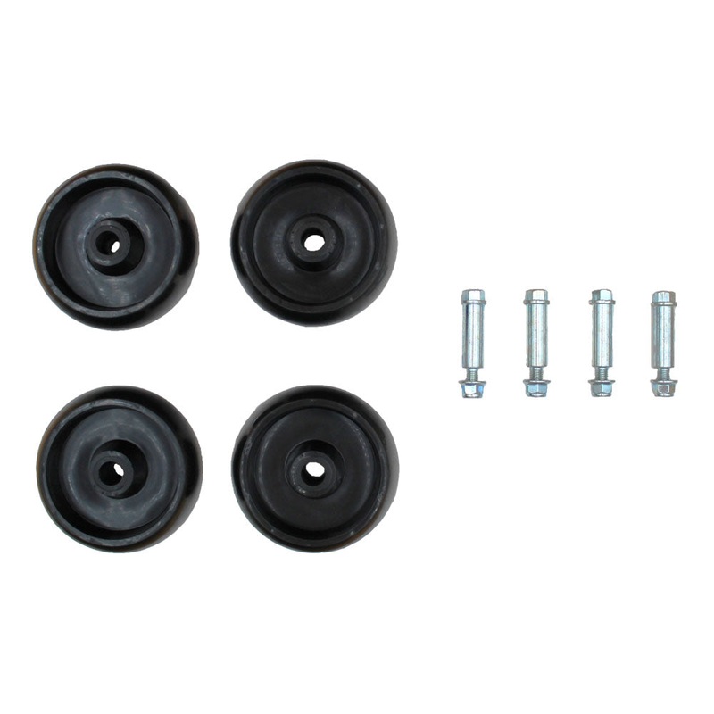 LAE40-0120 Four (4) Deck Wheels W/ Bolt & Nut Fits John Deere Z355R Z375R Z425