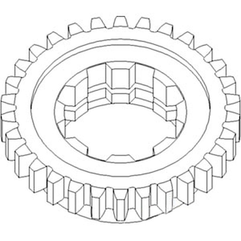 Reverse Pinion Shaft Gear Fits Allis Chalmers Replaces 70228293