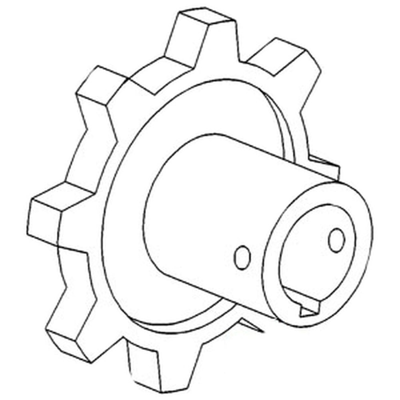 Clean Grain Auger Lower Sprocket Fits John Deere Replaces H91334