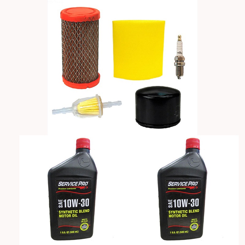 5135B Filters Spark Plug & Oil Service Set Fits John Deere D110 D120 E110 LA125