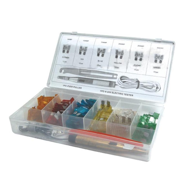 S.29891 Blade Fuse & Tools Kit Display Box (93 pieces)