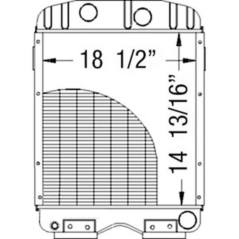 S.67948 Radiator, Super Major Fits Ford/New Holland