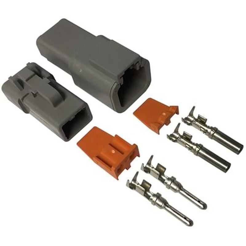 8302116 2-Pin Electrical Connector 120W - 300W 25 Amp, 10-14 AWG