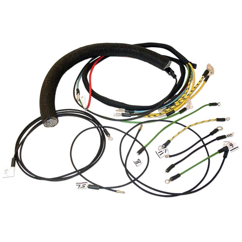 MHS063 Restoration Quality Wiring Harness For Tractors, Fits Massey Harris