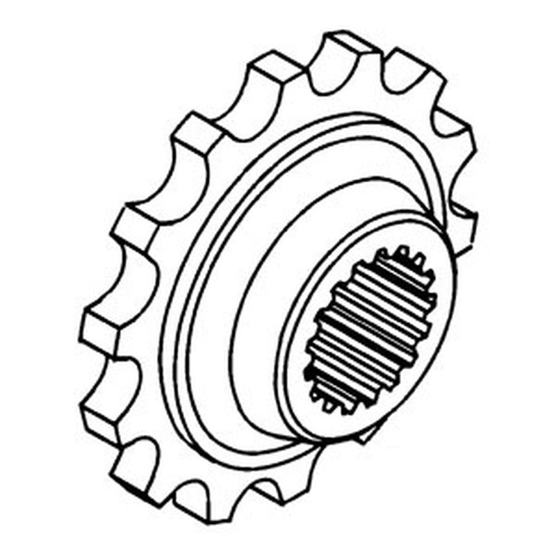 Rear Coupler Sprocket fits Oliver 1550 1555 1600 1650 1655 155533A