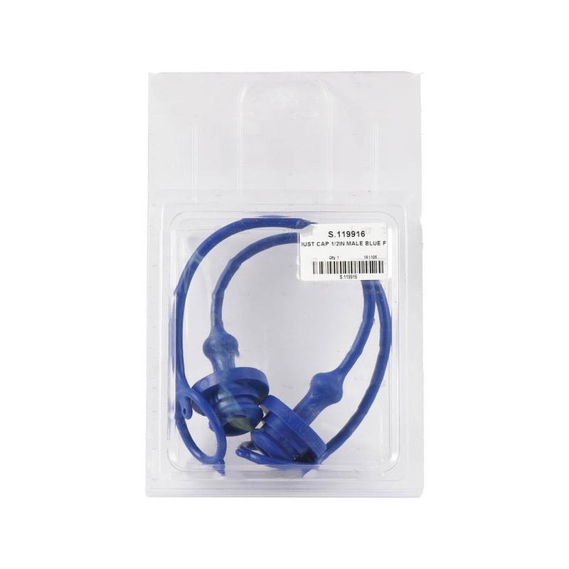 S.119916 Dust Cap 1/2''  Blue Fits Female Coupling TM12L (2 pcs. Agripak)