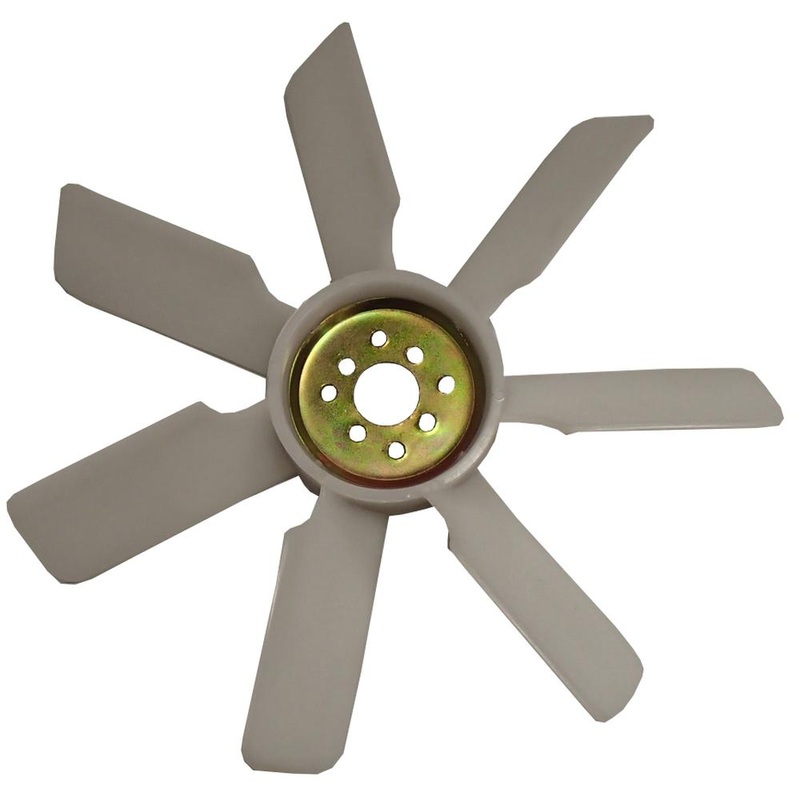 7 Blade Plastic Fan 13" Diameter Fits Kubota Radiator