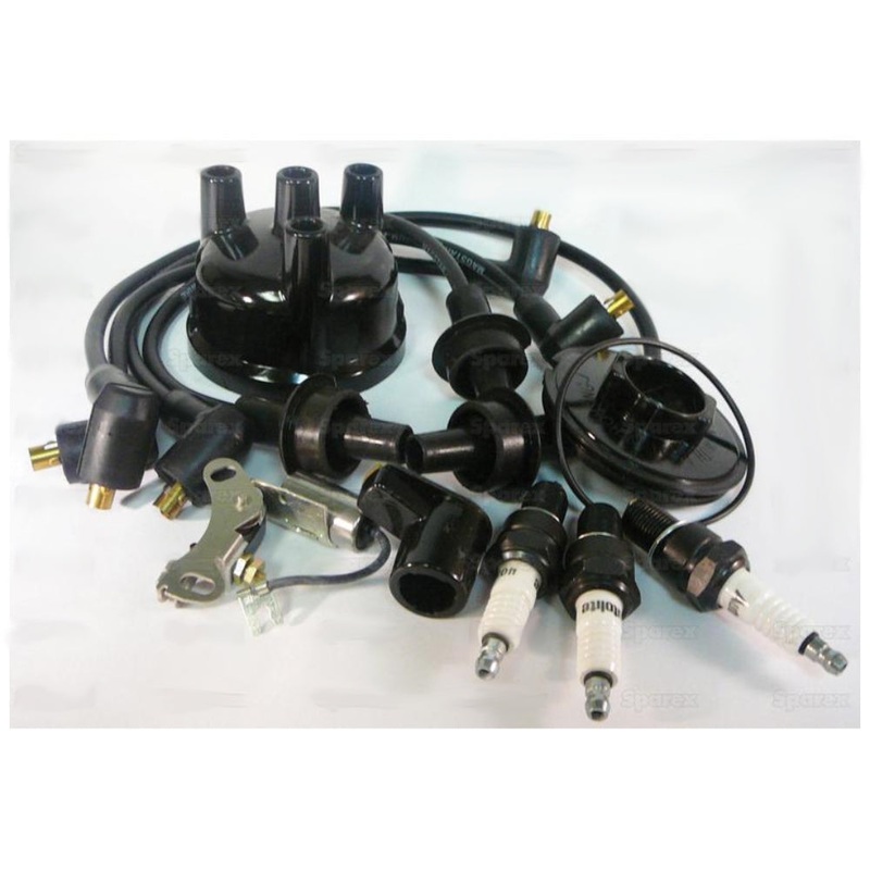 Fits Ford Tractor Tune Up Kit Wires Plugs Points Cap Rotor 2000 3000 3600 4000 1