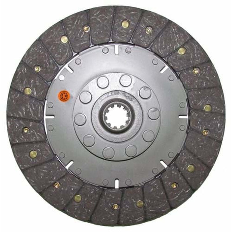 F400530 9" Transmission Disc, Woven, w/ 15/16" 10 Spline Hub - Fits Case IH