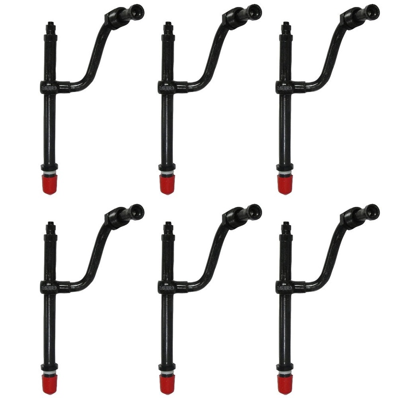 6 FUEL PENCIL INJECTION INJECTORS Fits John Deere Fits JD 3010 3020 4000 4010