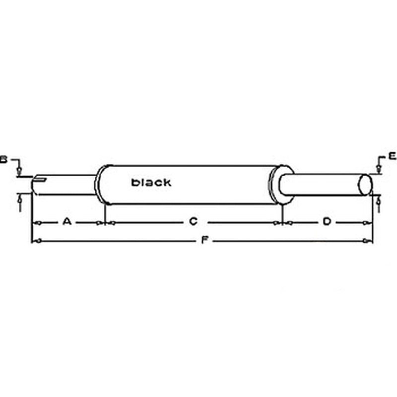 Muffler Fits Massey Ferguson 90 190435M92
