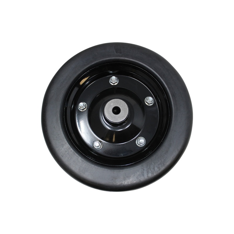 10" Finish Mower Rubber Wheel 10" x 3.25" Fits 1/2" Axle