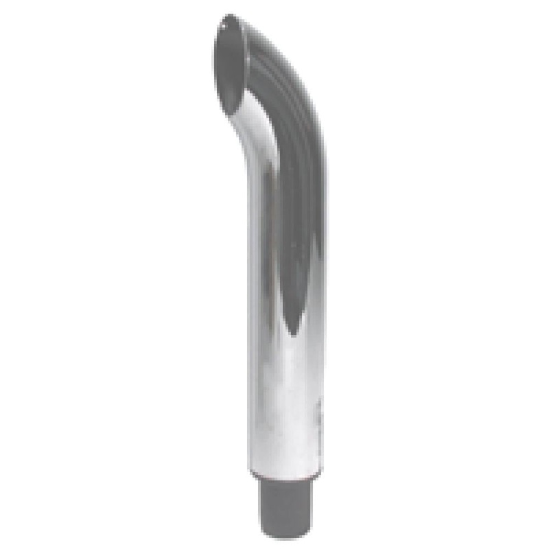 Chrome Curved Stack Muffler Pipe Fits IH/Fits FARMALL Super H M MTA 300 400 450