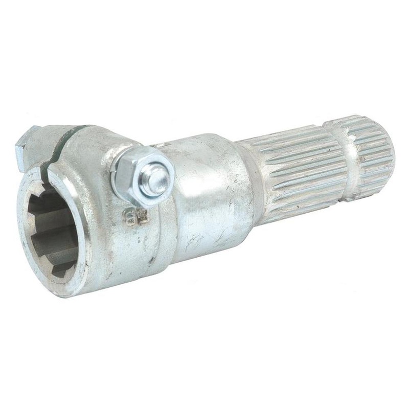 S.15904 PTO Adapter, Length: 165mm (6-1/2'') with Clamp Bolt, Heavy Duty