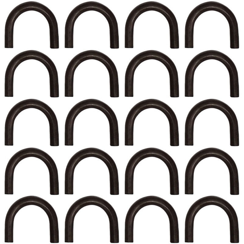 20 Pack 1/2" Thick Weld-On Type D-Rings 2"ID x 3"OD TL20012 Heavy Duty Steel