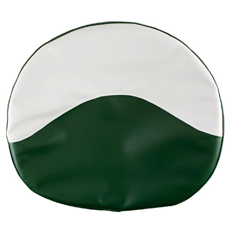 R1016 Green & White Seat Cover - 21" Fits Oliver