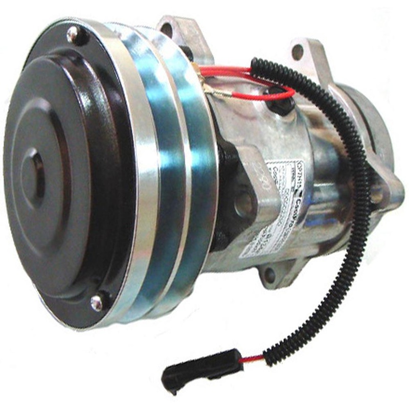 880469 Sanden SD7H15SHD Compressor, w/ 2 Groove Clutch - Fits Steiger