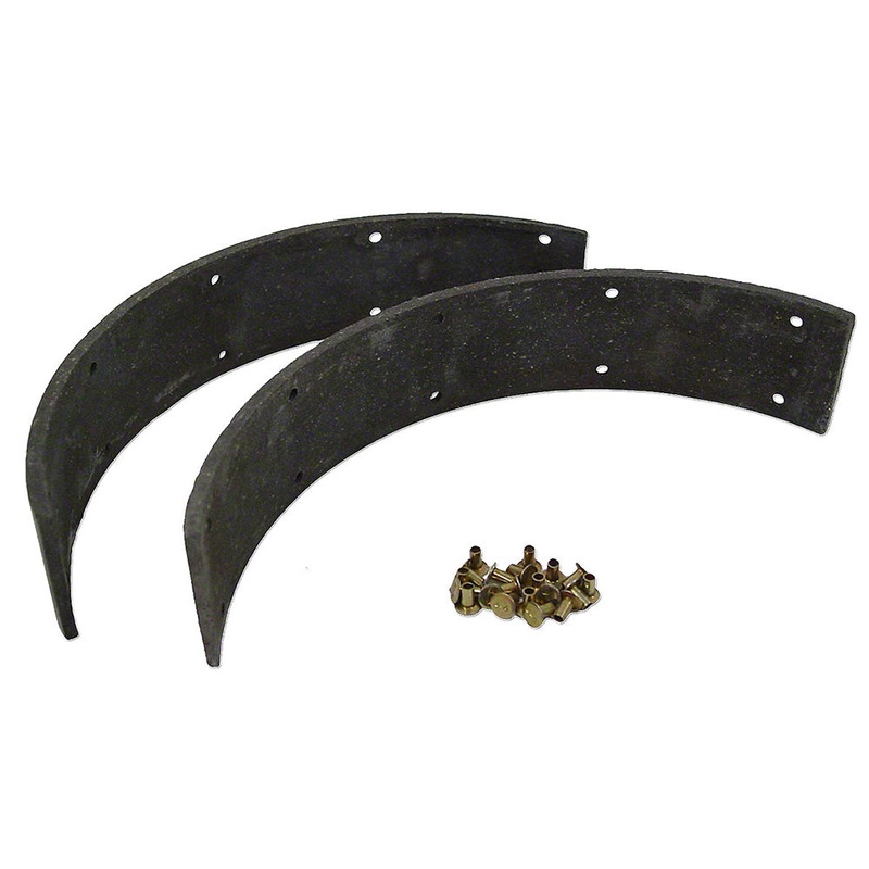 Brake Shoe Lining Set Fits Massey Harris 44 333 55 33 444 555 840681M91