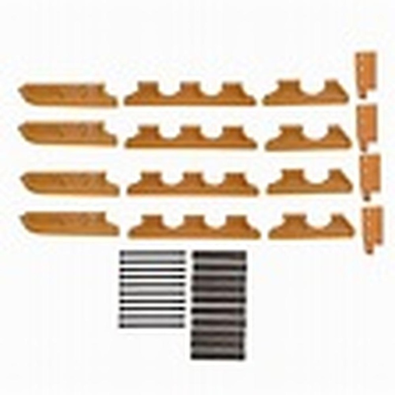PV646 Rockguard Set 6 Roller track frame Fits Case 850D Long Track, 850E, 850G,