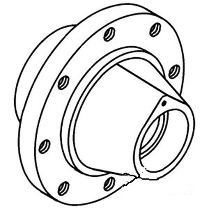 R63556 Fits John Deere Front Wheel (5/8" - 8 Bolt) for Models 410, 515B, 710C