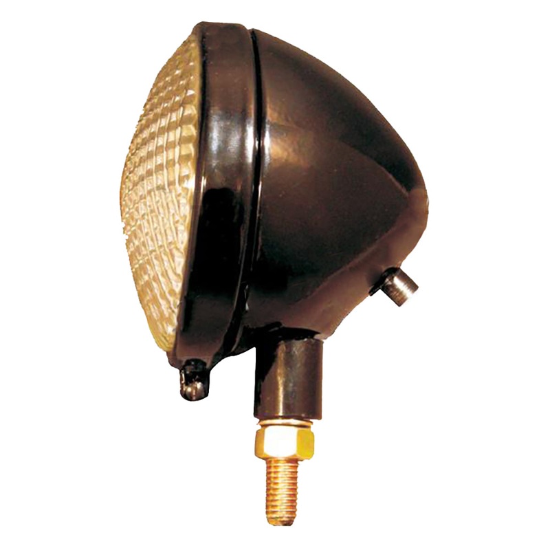 Headlight, 6 V, Black, Fits John Deere Fits John Deere AL2855T, AM3257T 420,