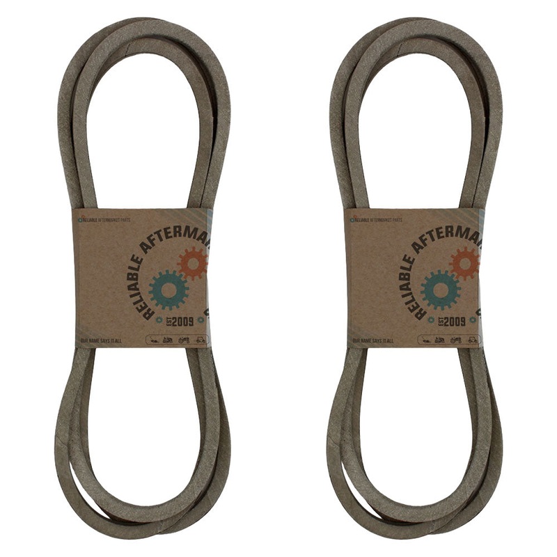 (2) Deck Belts Fits Rotary 16168 Fits Ferris 5103392 Fits Snapper 5/8" x 147.40"