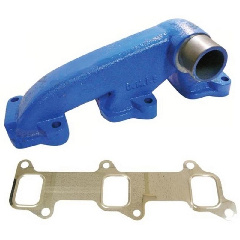 EXHAUST MANIFOLD + GASKET Fits Ford 2000 2300 2310 233 2600 2600V 2610 2810 2910