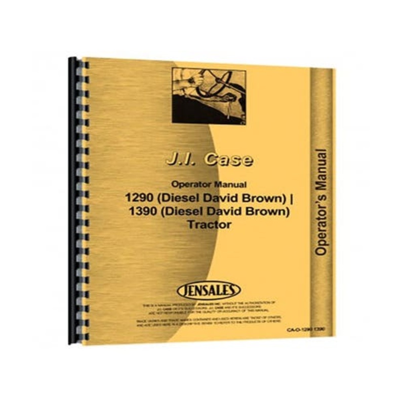 Operator's Manual fits David Brown 1290 1390