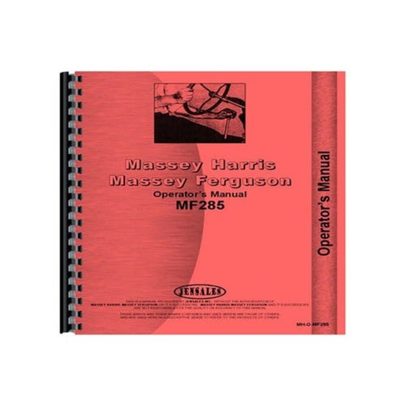 Operator's Manual fits Massey Ferguson 285