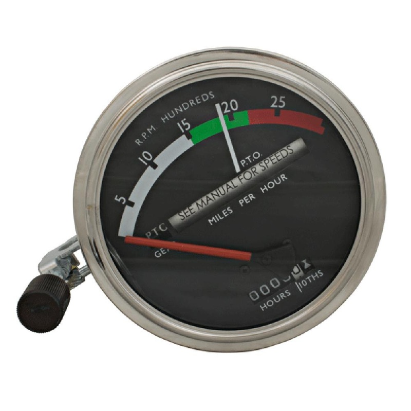 Tachometer Gauge - Red Needle Fits John Deere 3010 4000 4010 4020 4320 RE206855