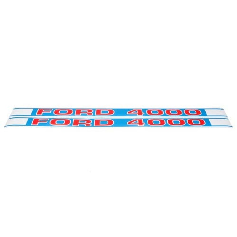 4000 Hood Decal Set Mylar fits Ford 4000 4000SU