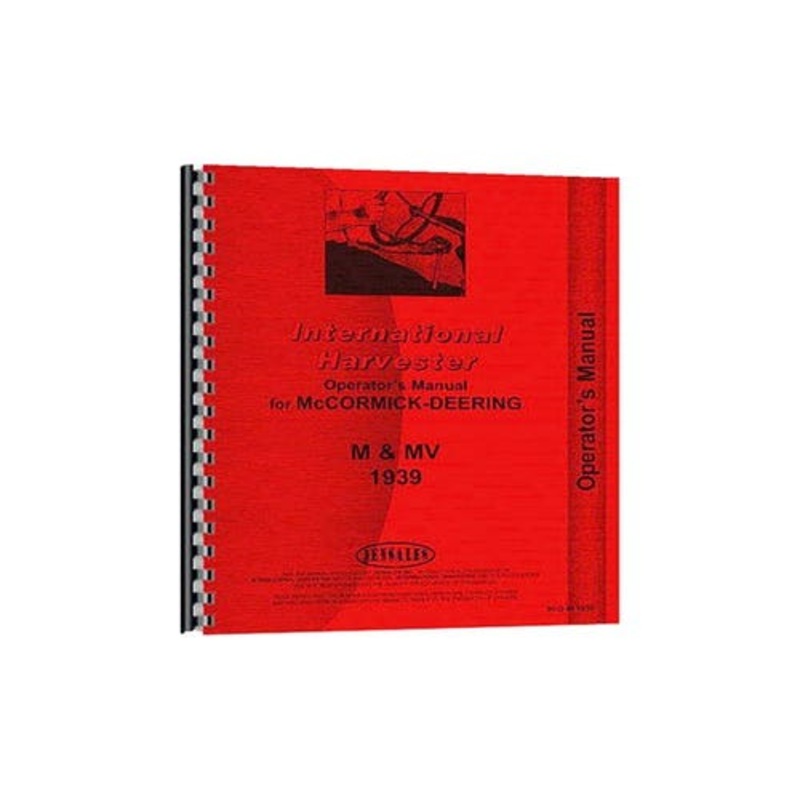 Operator's Manual fits International M