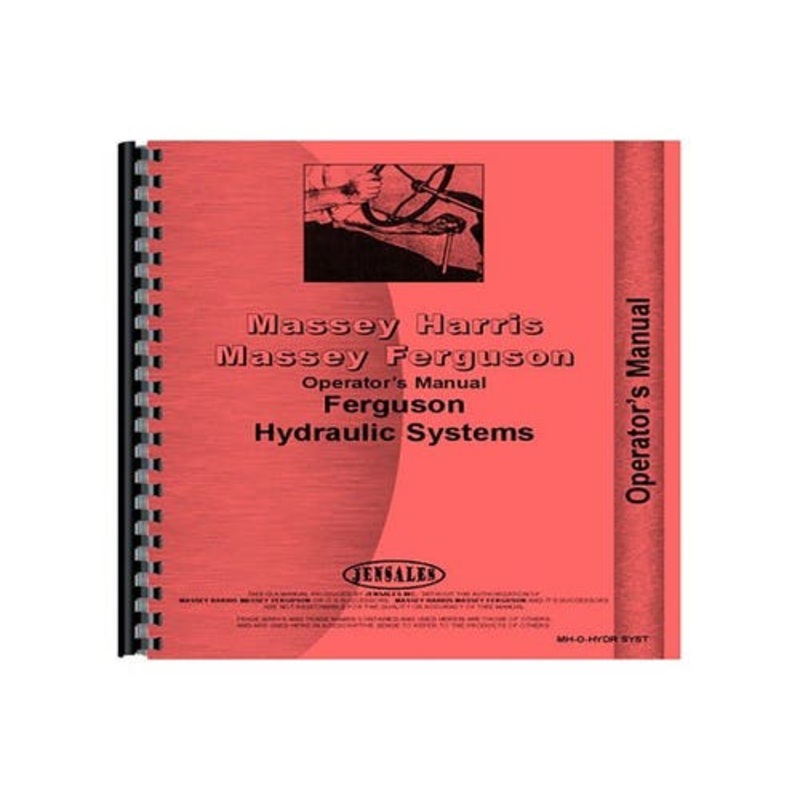 Operator's Manual fits Massey Ferguson 25 35 50 65 130 135 150 165 175 180 2135 3165 50 65 2135