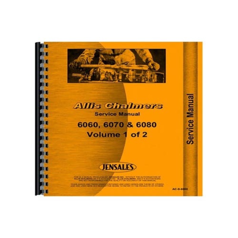 Parts Manual fits Allis Chalmers 6060 6070 6080