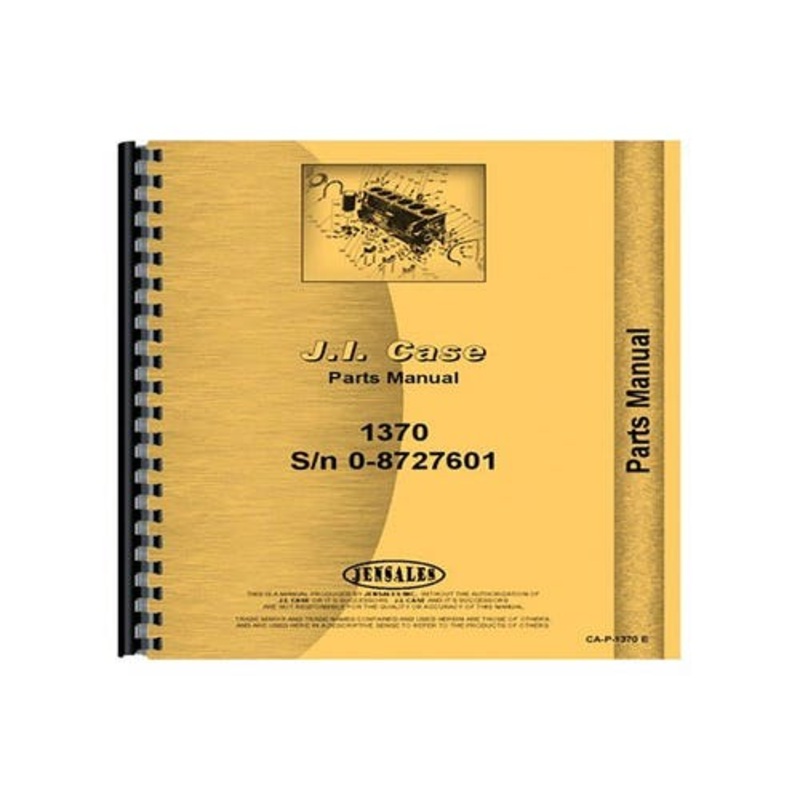 Parts Manual fits Case 1370